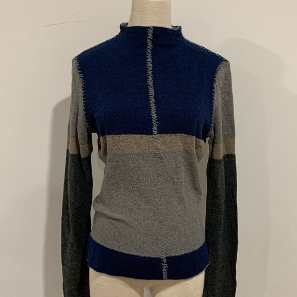 Armani Exchange Mock Neck Top Sweater - Picture 1 of 6